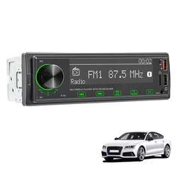 Autoradio 1DIN Touch Screen da 2.5 pollici lettore MP3 digitale compatibile con Bluetooth Display LCD posizione Audio FM trovare luce RGB