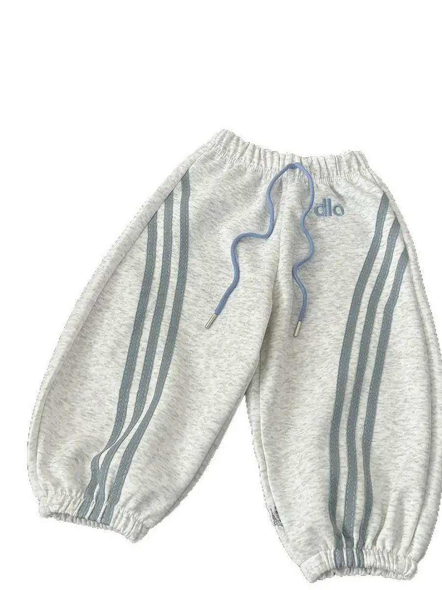 Boys' Embroidered Sweatpants Casual Loose Fit Children's Faionable Trousers Autumn 2025 New Sle Korean Version Kids' Clot...