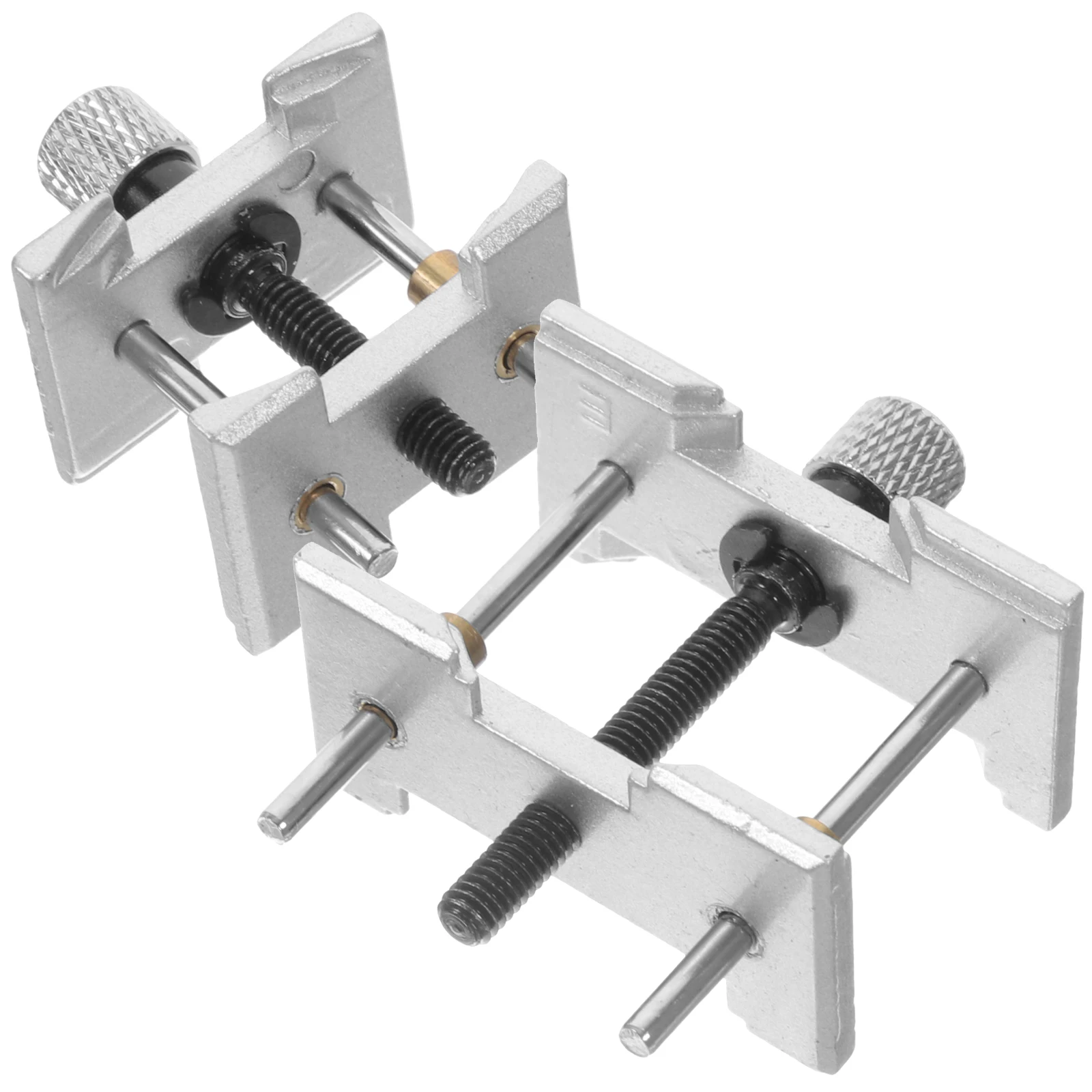 

2Pcs Watch Repair Tools Adjustable Holder Metal Watch Movement Clamp Opener Back Case Press Closer Watchmaker Tool