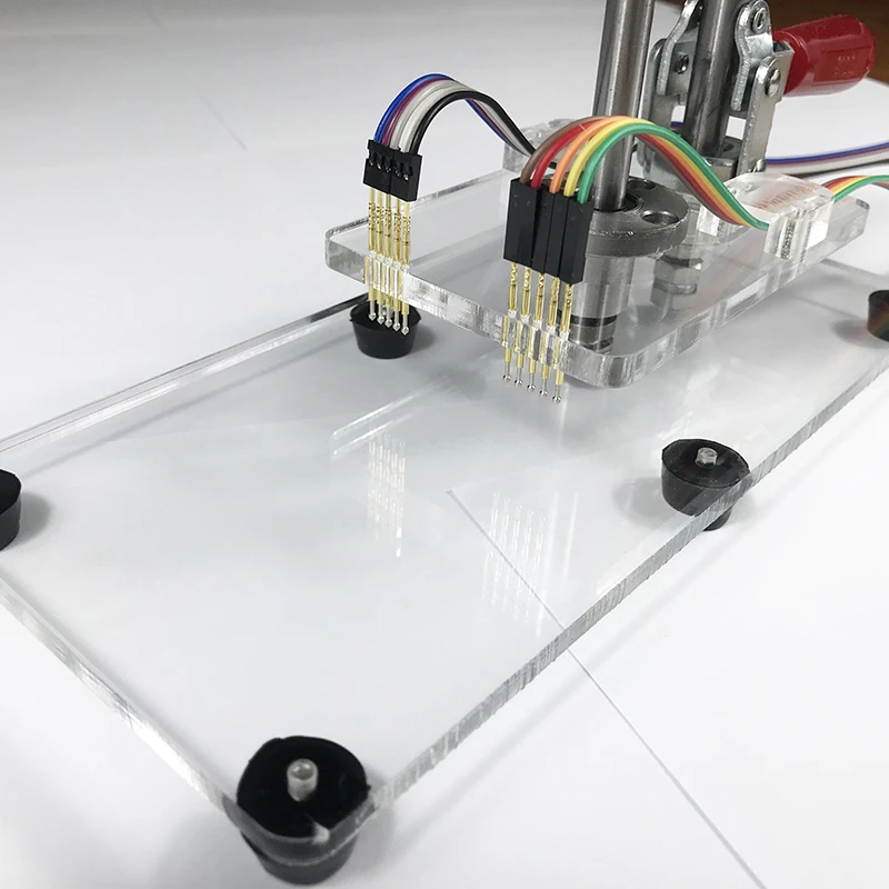 

PCB Test rack wiring terminal block fixture test fixture quick clip JTAG test jig