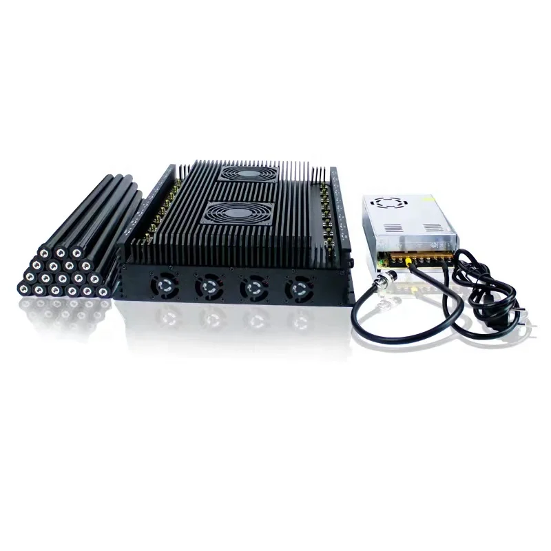 18 Channels High Power 142W Desktop VHF UHF GSM CDMA LTE 2345G Lojack GPS Customized Signal Detector Signal Amplifier