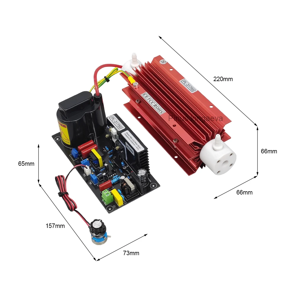Pinus longaeva 7G 8G/H 8grams adjustable ozone generator Kit medical industrial water treatment ozonizers therapy equipment