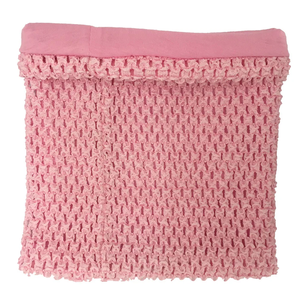 8x8Inches Lined Crchet Tutu Top Tube Tops For Baby Girls Tulle Tutu Dress Birthday Party Princess Dress DIY Accessory