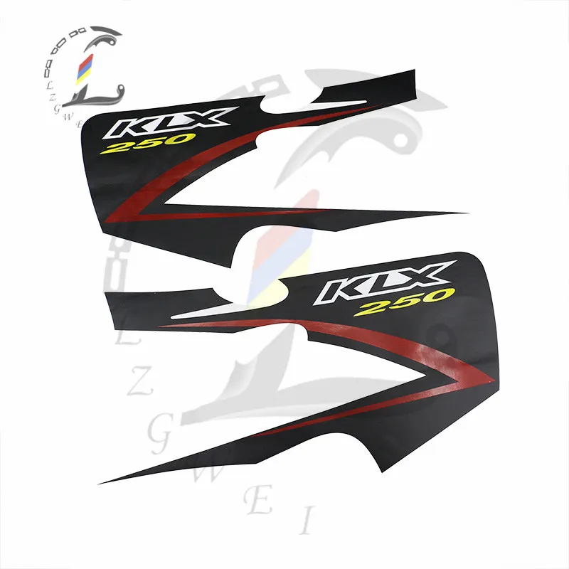 Motorcycle Fuel Tank Stickers For Kawasaki KLX250 KLX 250  Waterproof Sticker Print Dirt Bike Decals Refit