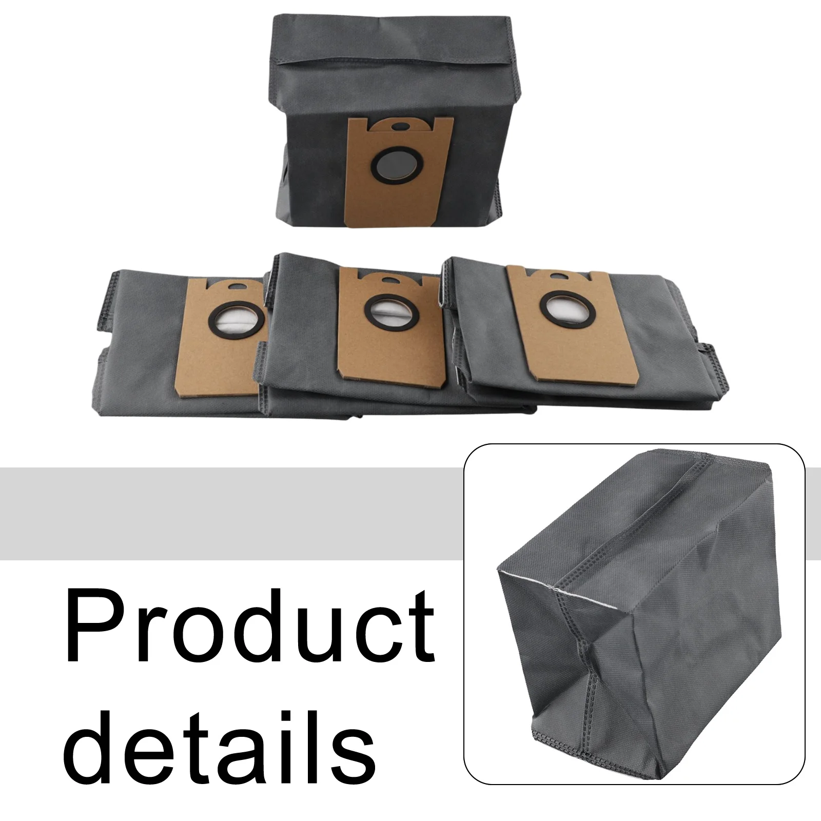 LeakProof Dust Bag Set Compatible with For Eufy Clean LR30 & For Hybrid+ Includes 12 Units Ensures Effective Dirt for capture