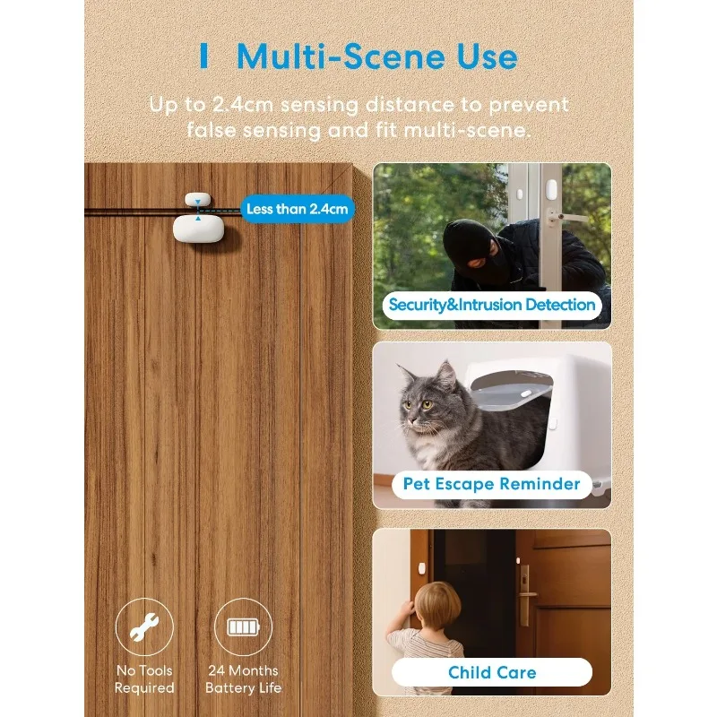 MS200- مستشعر الباب والنافذة الذكي