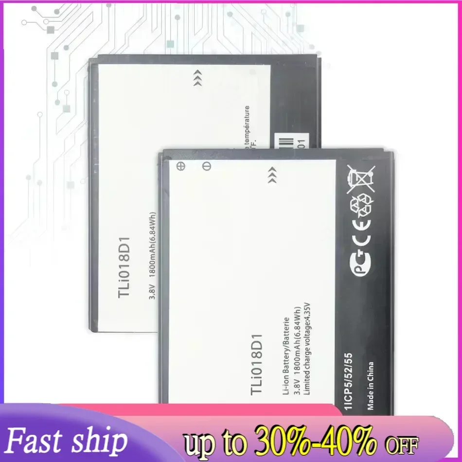 1800Mah Tli018d1 Replacement Battery For Alcatel One Touch D5 Dual 5038X OT5038X Pop 3 Pop3 5015D OT 5016 5051A