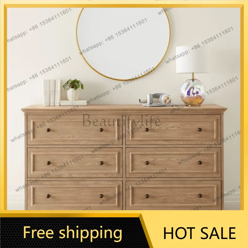 Zj. Simple white solid wood cabinet Bedside storage Multifunctional locker