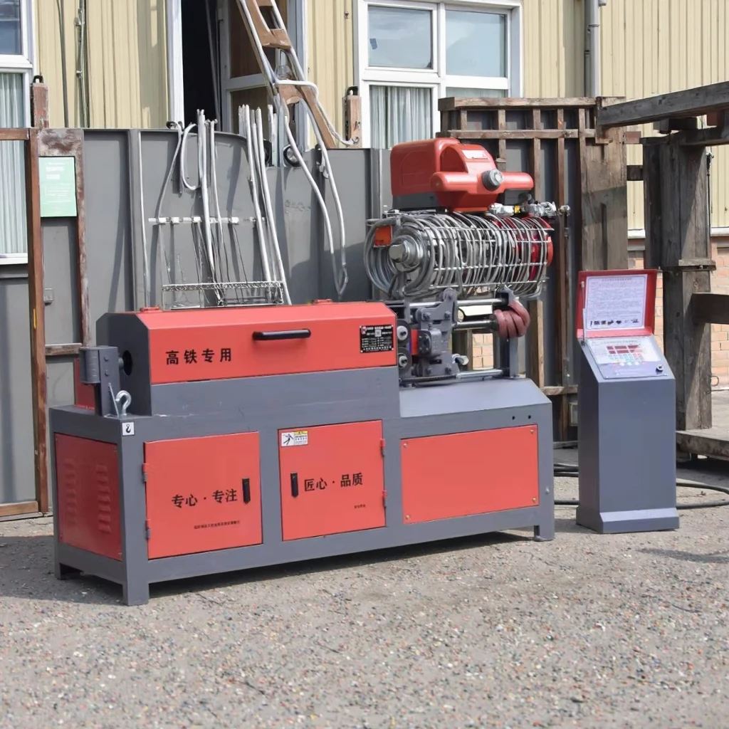 4-10mm Steel Bar Straightening Machine Small CNC Steel Bar Rebar Straightening And Cutting Machine