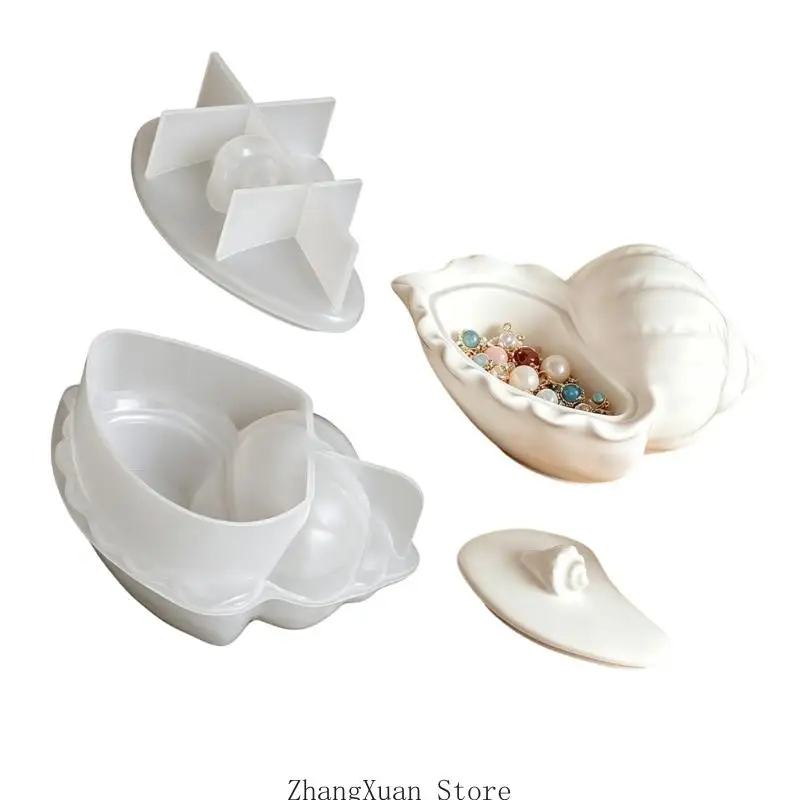 Muschelförmige Boxform für Ausstellungszwecke und kleine Aufbewahrungsprojekte 3XUF – Detail 7