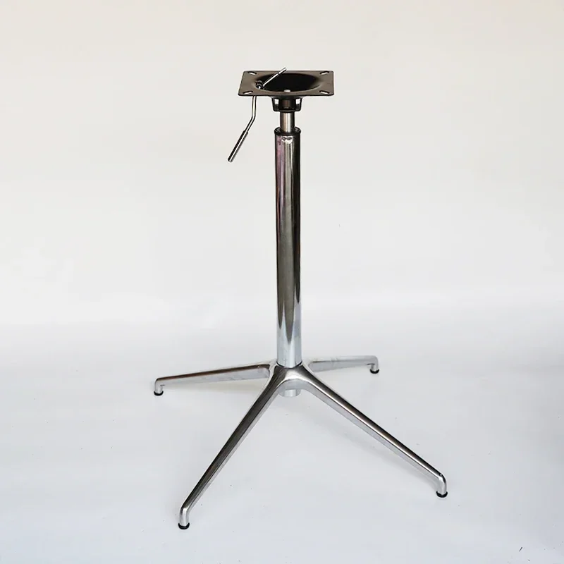 Aluminum alloy four-star foot cross foot lifting table foot leg, slidable