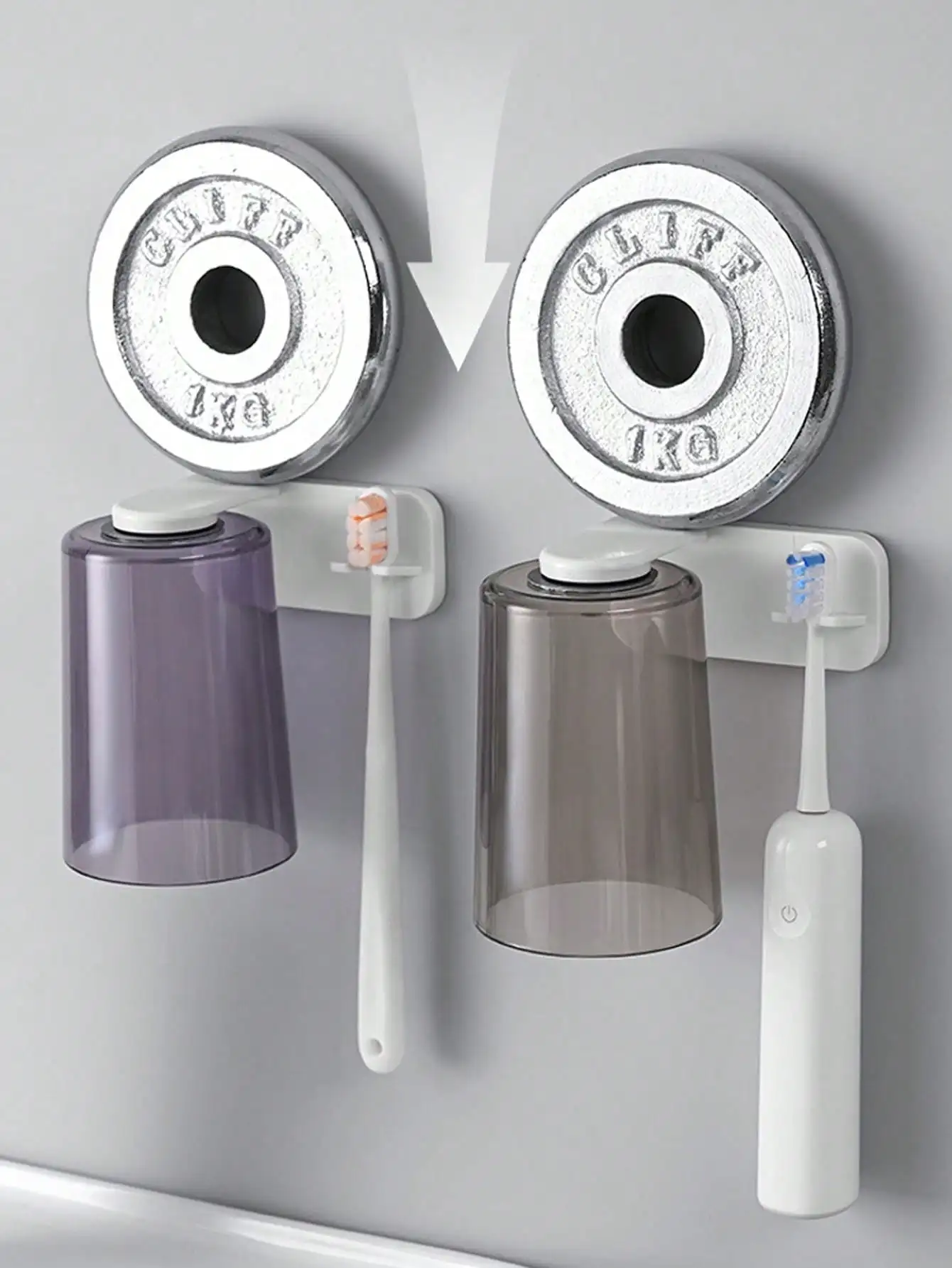 Magnetischer Überkopf Zahnbürstenhalter Für Das Badezimmer_voghion.com