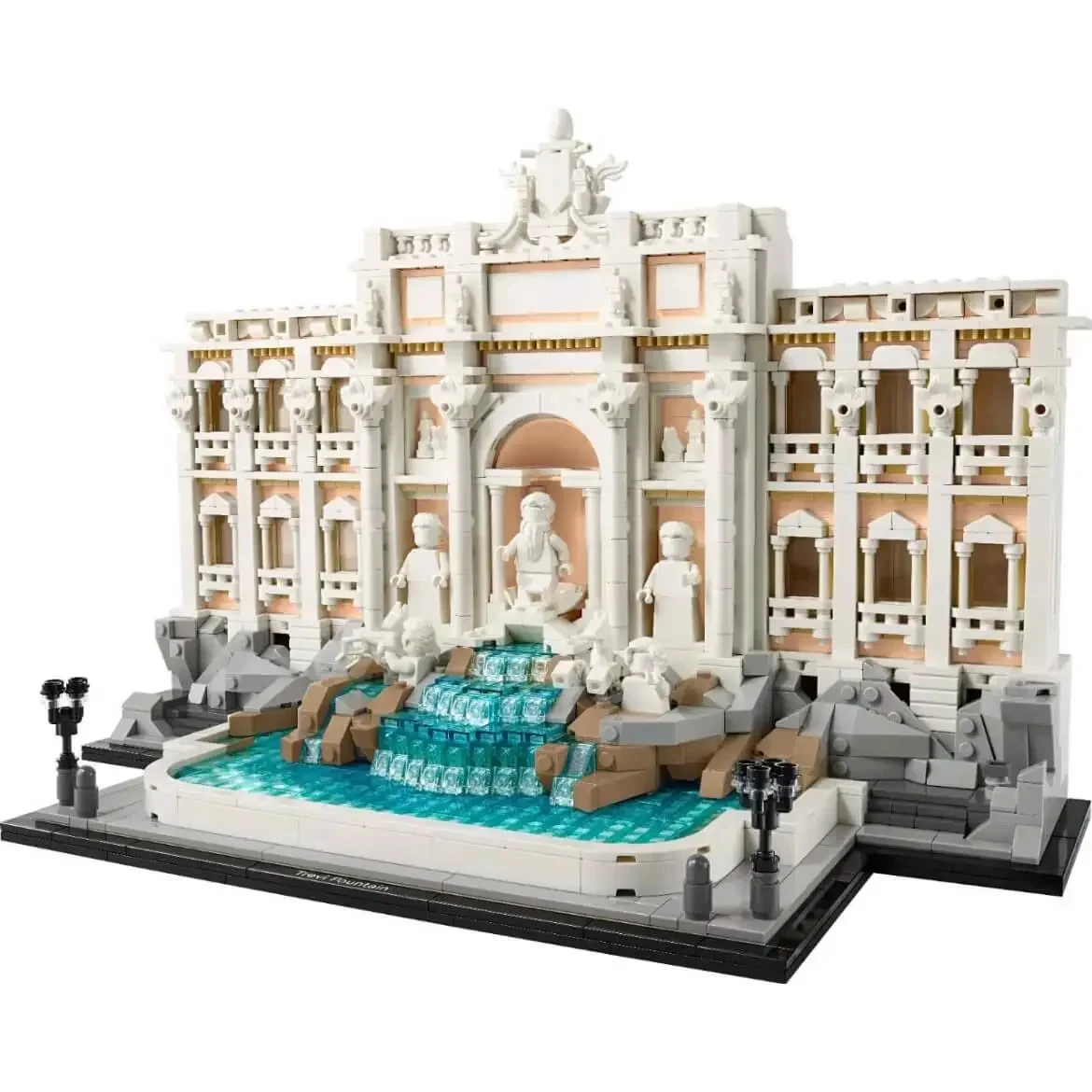 

1880Pcs Architecture Trevi Fountain Rome Italian Model Architecture World Architecture City Street View Toys for Children