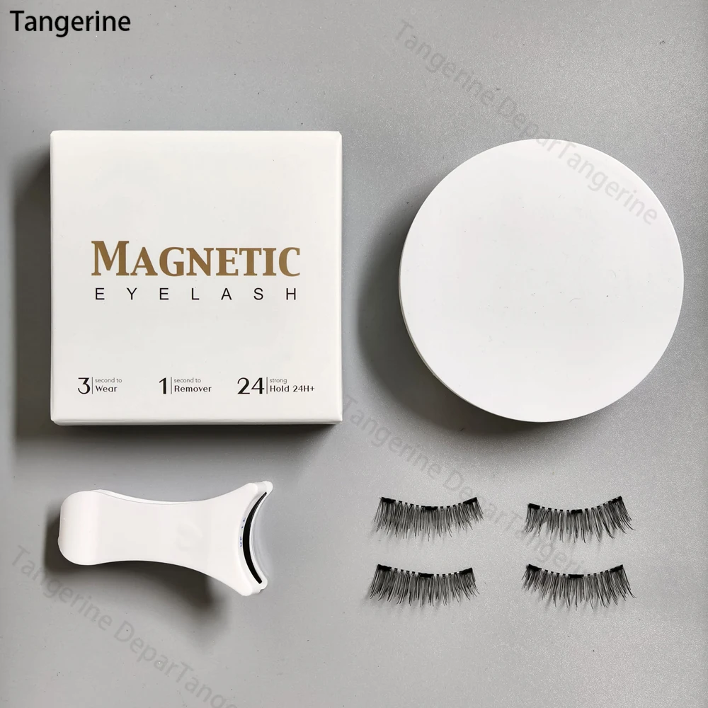 ขนตาปลอมแม่เหล็กแบบกล่องในตัว ชุดขนตาปลอมแบบไม่ต้องใช้กาว ขนตาแม่เหล็กนุ่มเป็นธรรมชาติ ไบโอนิค ไม่ต้องใช้กาว