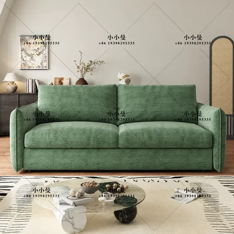 Foldable Sofa Bed Dual Purpose Double Multi Functional Living Room Bedroom Study Small Apartment Pull Out Retractable Bed