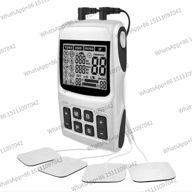 4 in 1 Combo Therapy machine, TENS+EMS+RUSS+IF for Pain Relief and Muscle Stimulator