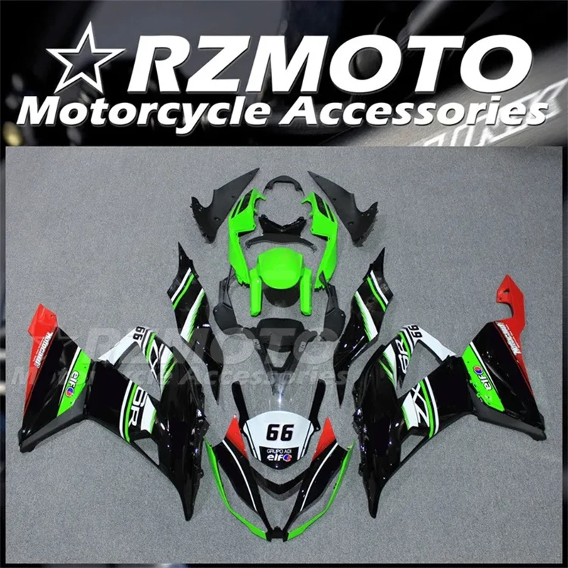 Nowy zestaw owiewek ABS pasujący do KAWASAKI ZX-6R 636 2013 2014 2015 2016 2017 2018 599 13 14 15 16 17 18 Zestaw nadwozia Red Gree