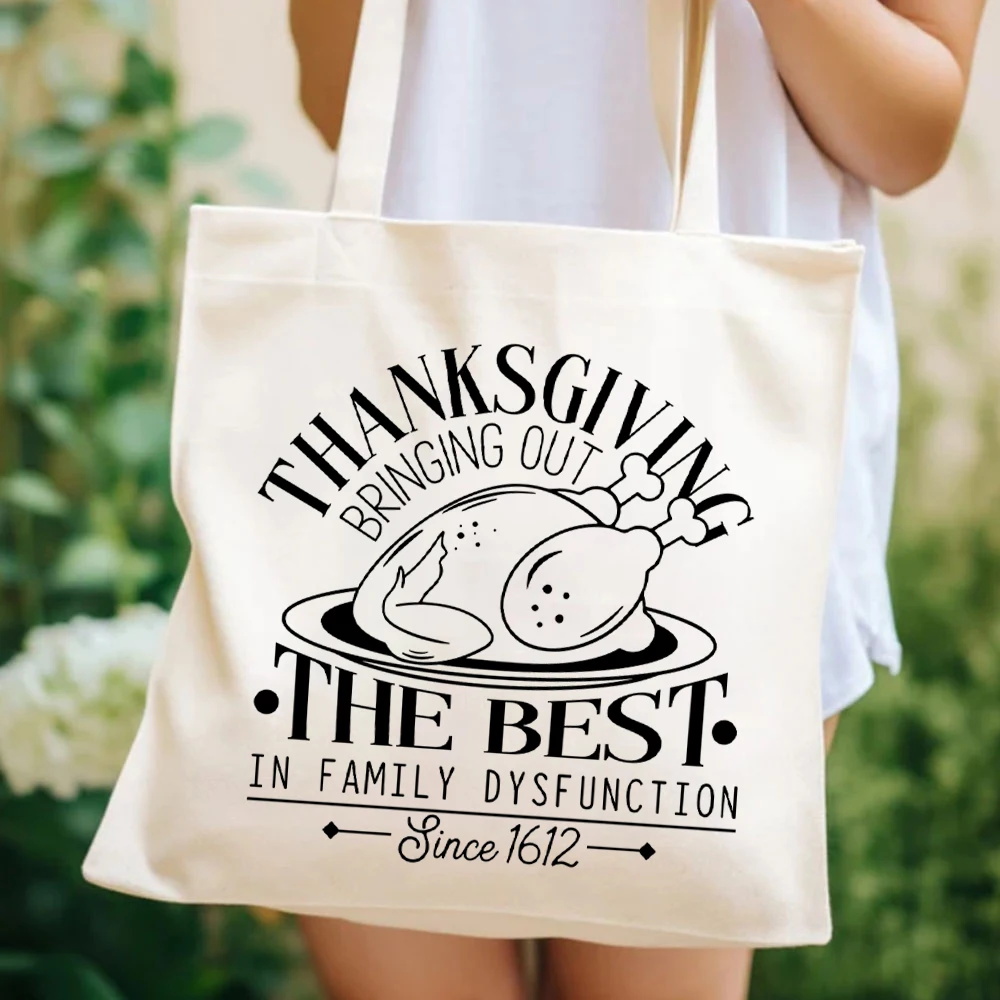 Family Thanksgiving Women's Handbag's Family Dysfunction Womens Handbag Sarcastic Thanksgiving Women's Handbags Turkey Tote Bags