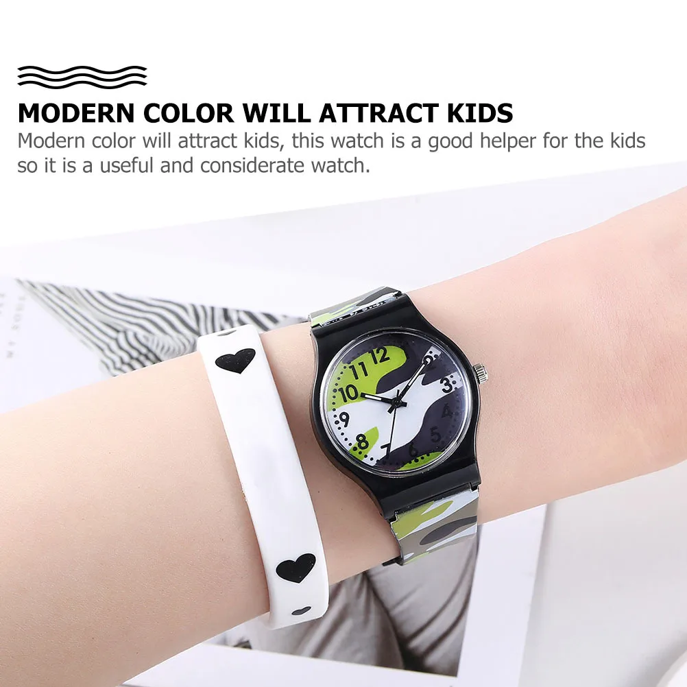 ساعة متينة مقاومة للماء بتصميم مموه رائع، عصرية للاستخدام الخارجي #5