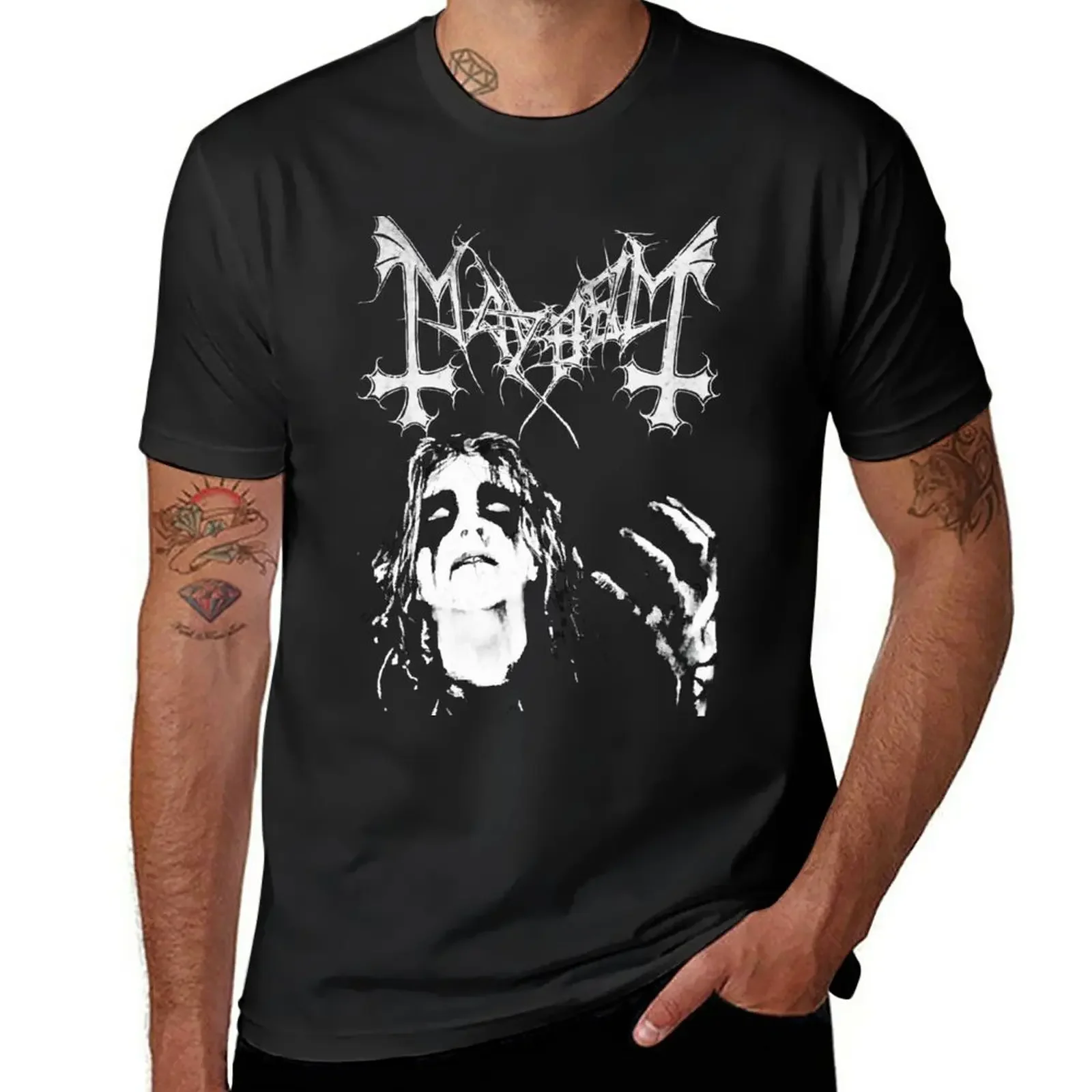 

New Mayhem "Long Live Dead" T-Shirt boys t shirts kawaii clothes mens white t shirts