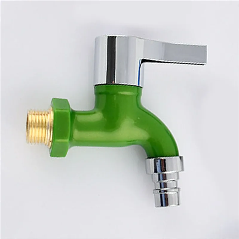 Garden Balcony Water Tap Male Thread Wall Mount Washing Machine Faucet Plastic Water Hose Quick Connector