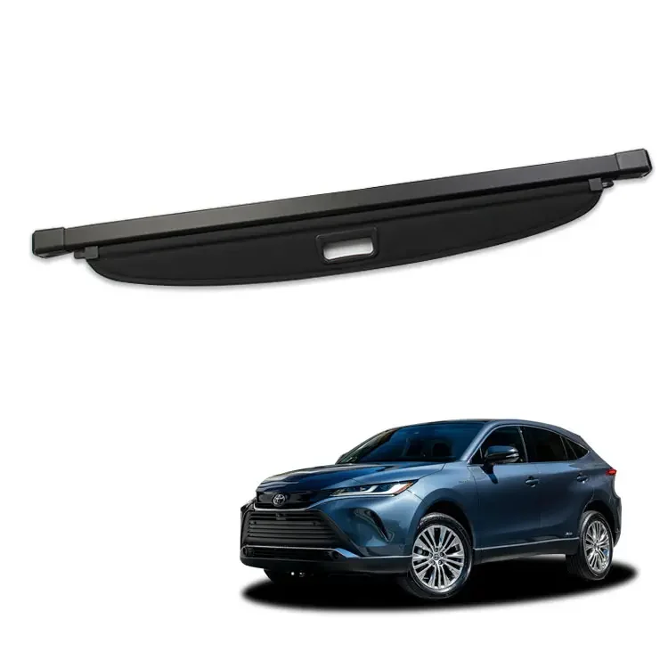 

OEM ODM car accessories 2023 Parcel Shelf For Toyota Harrier 21+ Cargo Cover Rear luggage curtain car trunk curtain