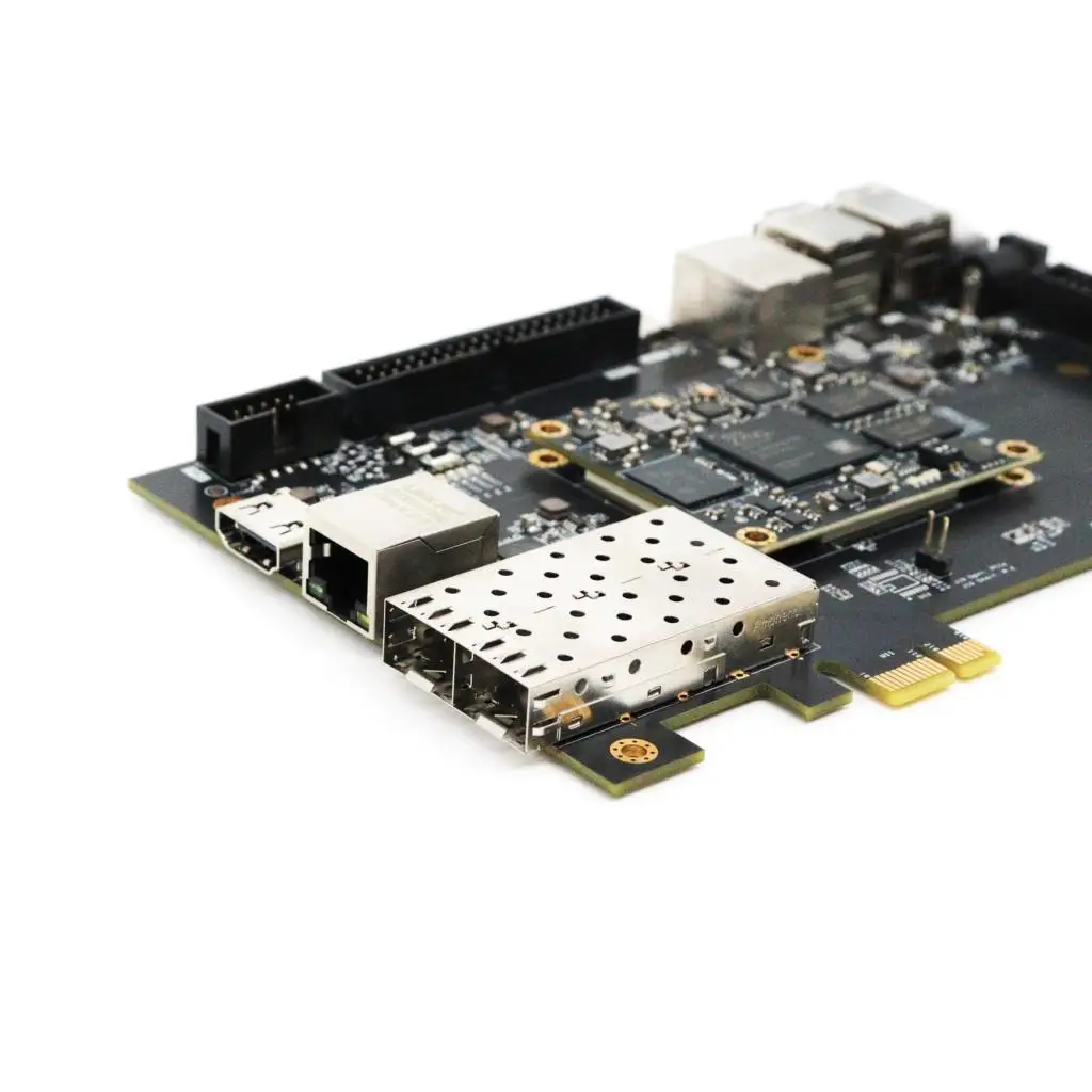 Placa de desenvolvimento microfásica FPGA ZYNQ ARM XC7Z015 PCIE SFP 7015 PE100XME0715