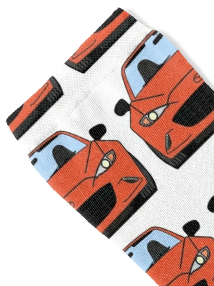 Racing Orange (30th Anniversary) ND Miata Roadster Socks floor gym Running Ladies Socks Men's