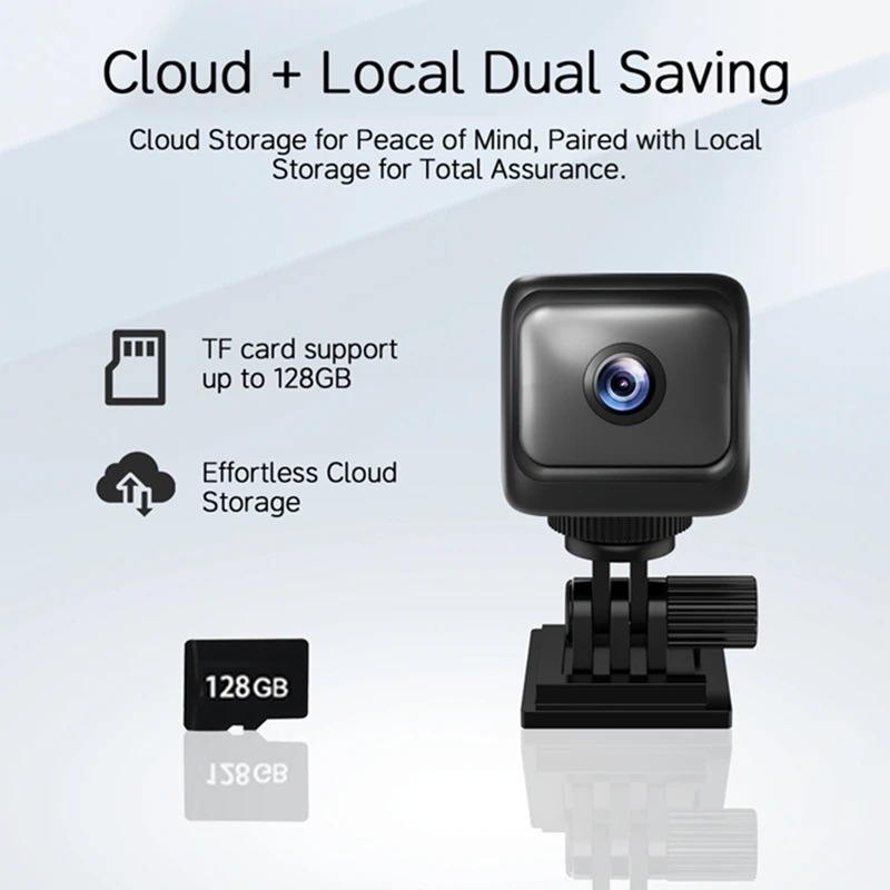 Xiaomi 4k HD Mini W11 ذكي واي فاي الأمن الداخلي مراقبة الطفل الأشعة تحت الحمراء للرؤية الليلية كاميرا فناء مراقب 2026