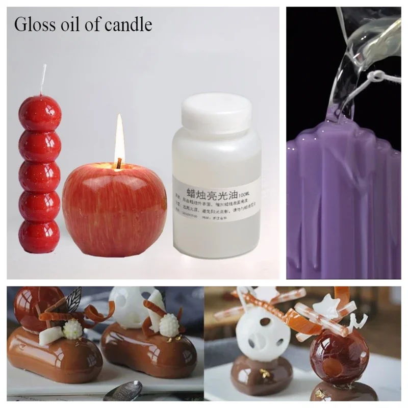 100ml Aromatherapy Candle Surface Brightener Light Bright/Matte Handmade Candle Making Auxiliary Material Is Not Flame Retardant