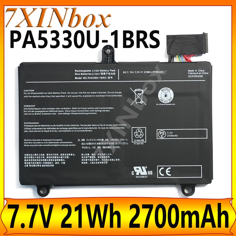 7XINbox PA5330U-1BRS 7.7V 21Wh 2700mAh Laptop Battery For Toshiba Dynabook G83 GZ83 series