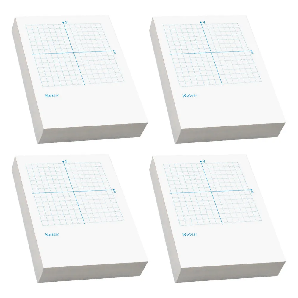 Math Graph Paper Notebooks Grid Design Xy Coordinate System Sheets for Math Exercises Drawing Graphs and Coordinate Plane