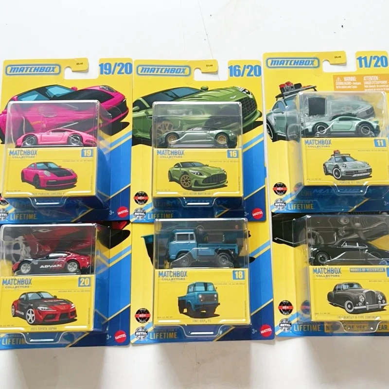

Hot Matchbox Collectors Series Gbj48 Porsche 911 Aston Martin Jeep Fc Toyota Supra Bentley R-Type 1/64 Diecast Model Car Toy