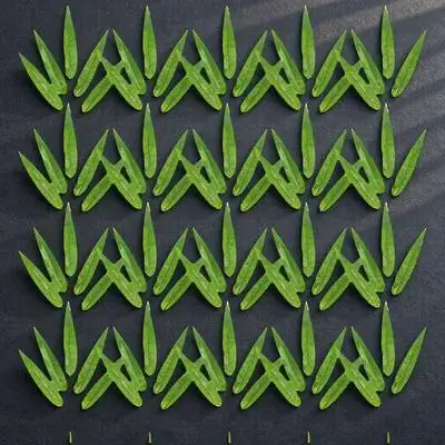 

30pcs Artificial Bamboo Leaves Fake Stems Decorative Faux Leaf Branches For Home Garden Restaurant Party Reusable