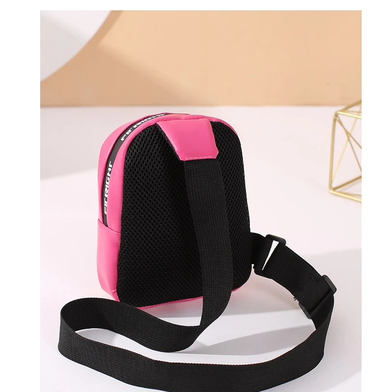 Pacote Fanny Crossbody de couro PU para mulheres, bolsa de peito pequena, bolso do telefone, corpo transversal, lado do pescoço, bolsa de ombro,