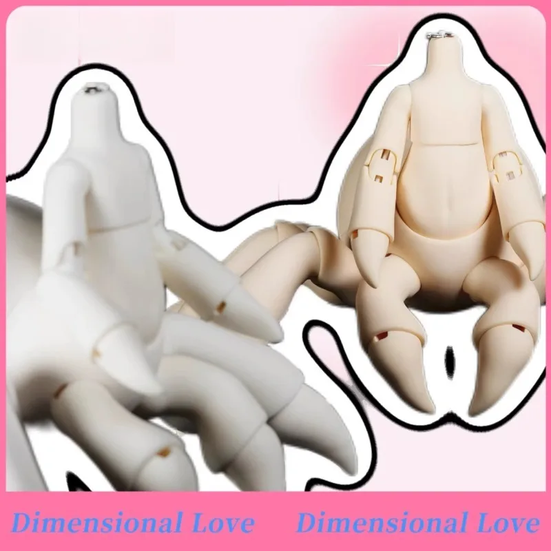 

In Stock 1/6 Scale Cute White/pink Skin Spider Body Action Figures for BJD Collection Toys Scene Decor