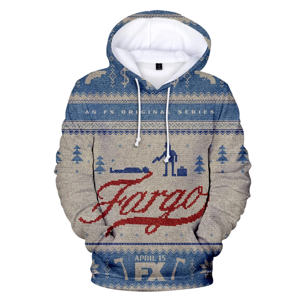 Newest FARGO Hoodies Sweatshirt Hip Hop Plus Size Casual Streetwear Hooded Sweatshirt Pullover Men/women Fashion Fargo Pullovers