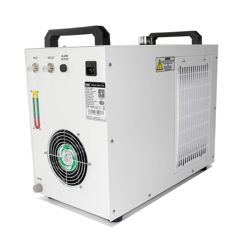 CO2 Laser Water Cooled Chiller CW5000 Industrial Mini Portable 220V Air Cooling System