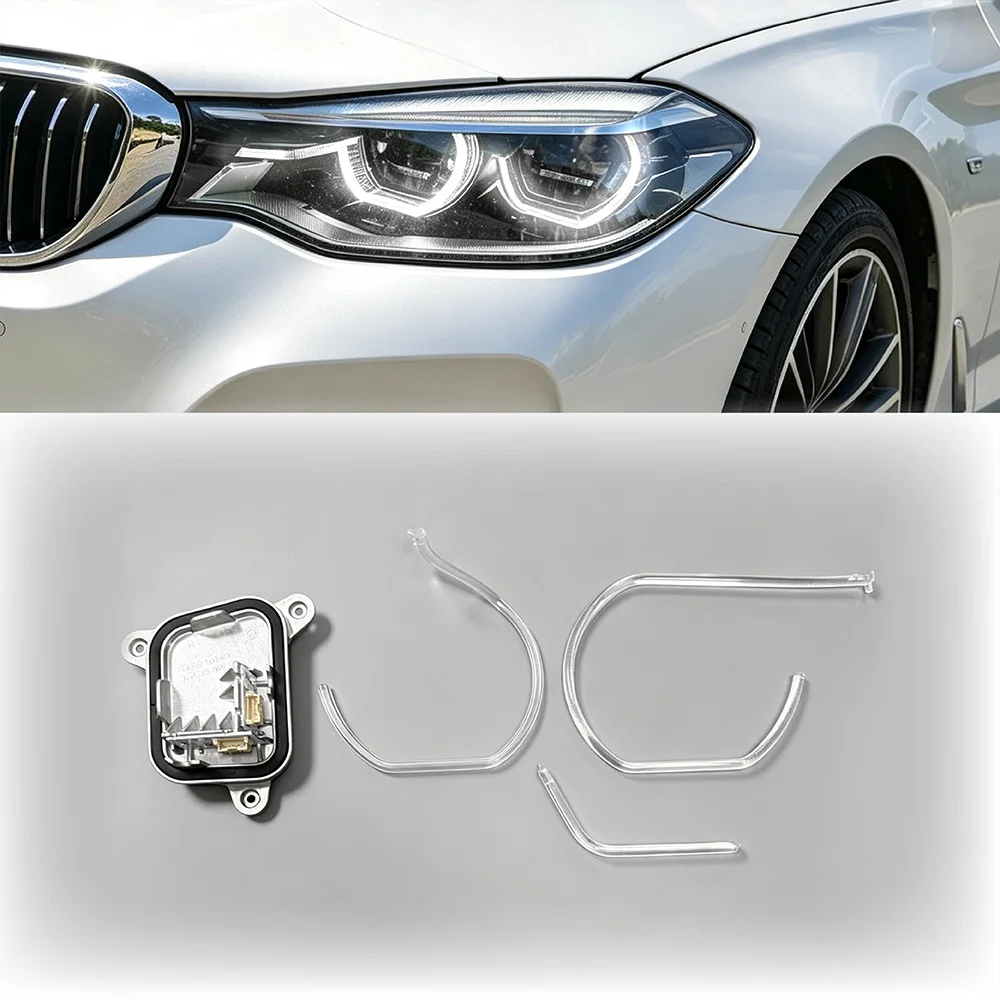 Für BMW 3er GT F34 2017-2020 High-Spec LED-Scheinwerferring DRL-Lampe Röhre Angel Eye Chip Acryl-Streifenlicht-Modul – Detail 6