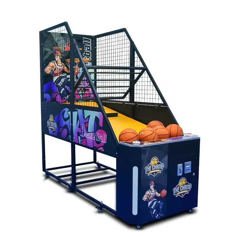 Hot Sale Game Center Coin Operated Machines In Door Coin Operated Basketball Games