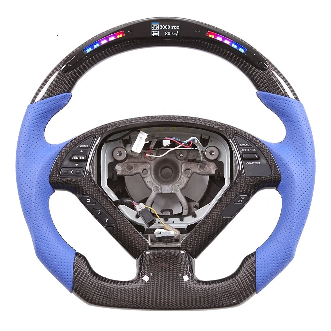 

Светодиодный автомобильный руль из углеродного волокна, подходящий для Infiniti G37