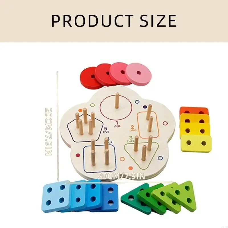 الأطفال الرياضيات جزء كتل ألعاب تعلم الرياضيات مجموعة كتل تعليمية لغز لعبة التدريس المساعدات للرياضيات 15UB #6