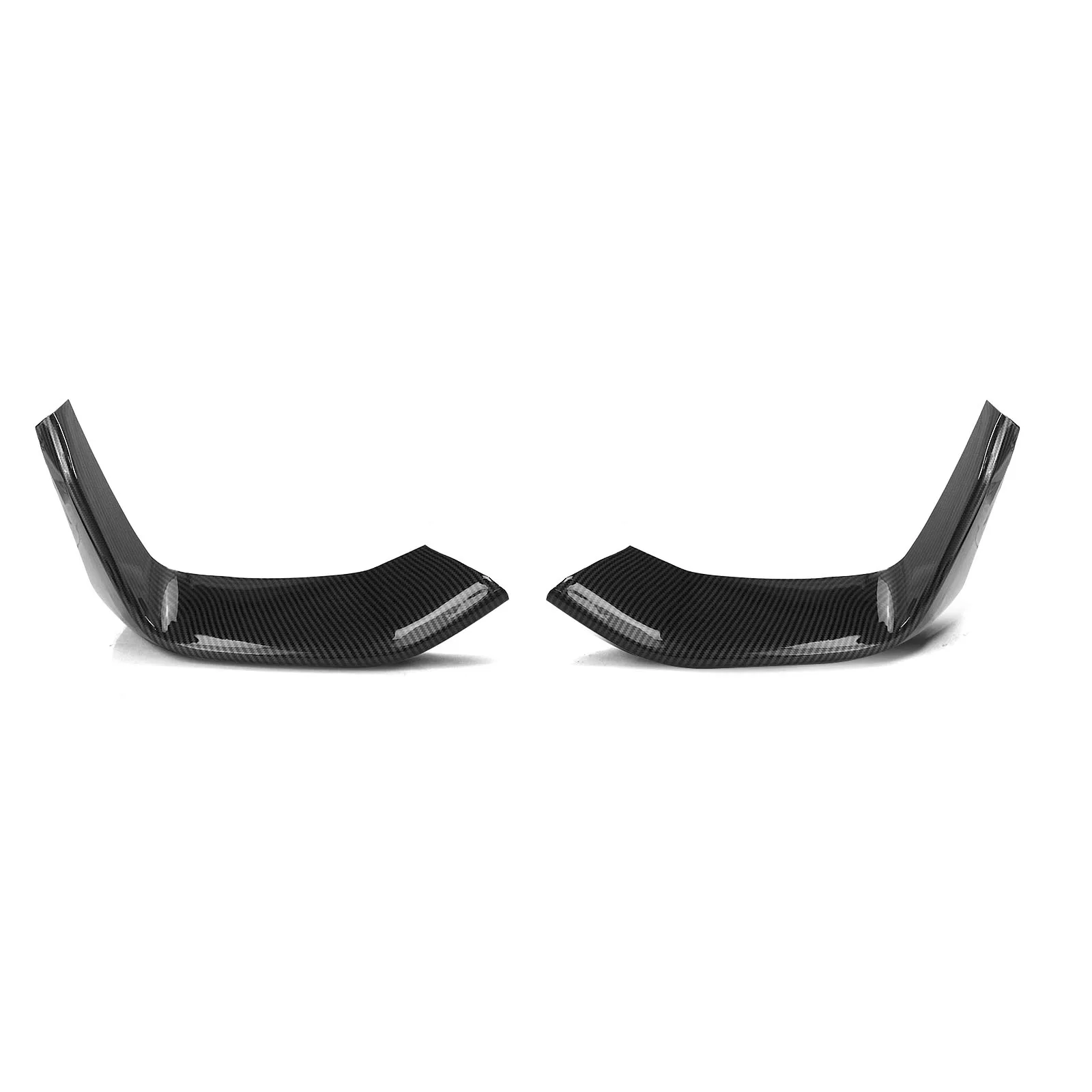 For BMW F80 M3 F82 F83 M4 2015-2020 Front Bumper Side Spoiler Cover Lip ABS Carbon Fiber Look Car Air Intake Vent Splitter Trim