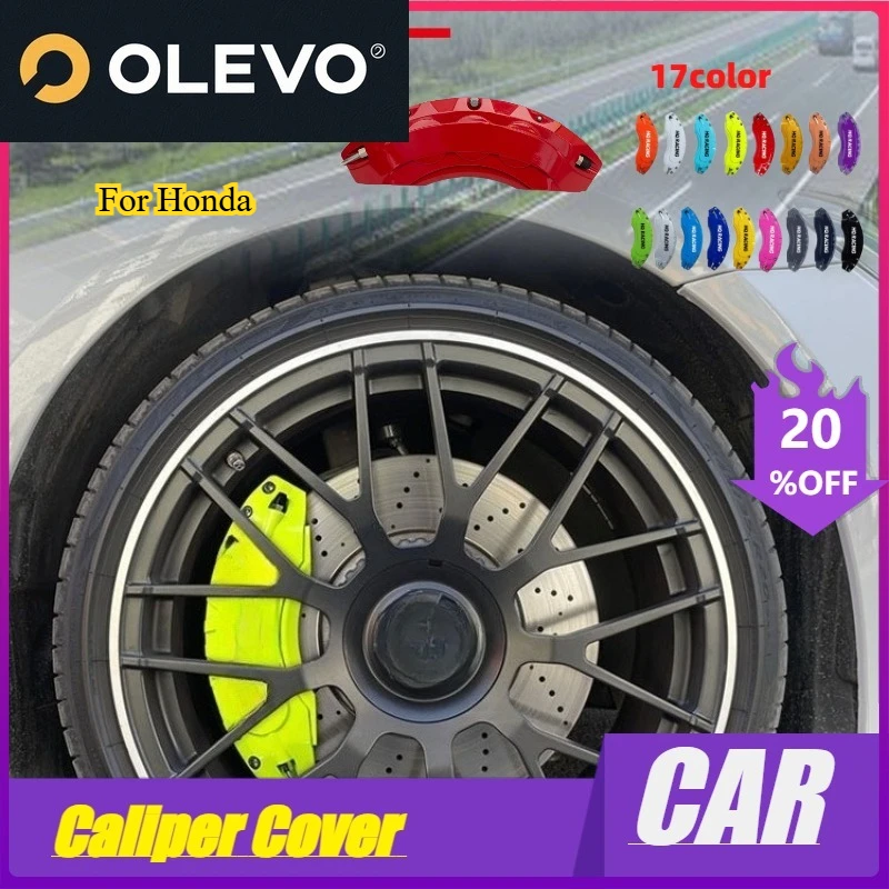 Крышка тормозного суппорта автомобиля для Honda из алюминиевого сплава, модификация переднего и заднего колеса, внешний комплект, подходит для Envix Gia Legend Crider