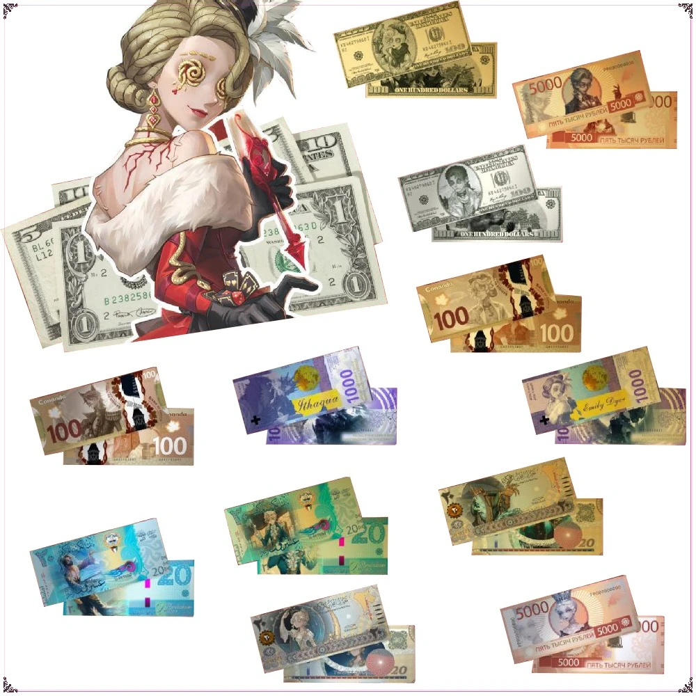 

Cartoon Peripheral Highly Popular Characters Collectible Anime Banknote Exquisite Decorative Ornaments Festival Surprise Gifts