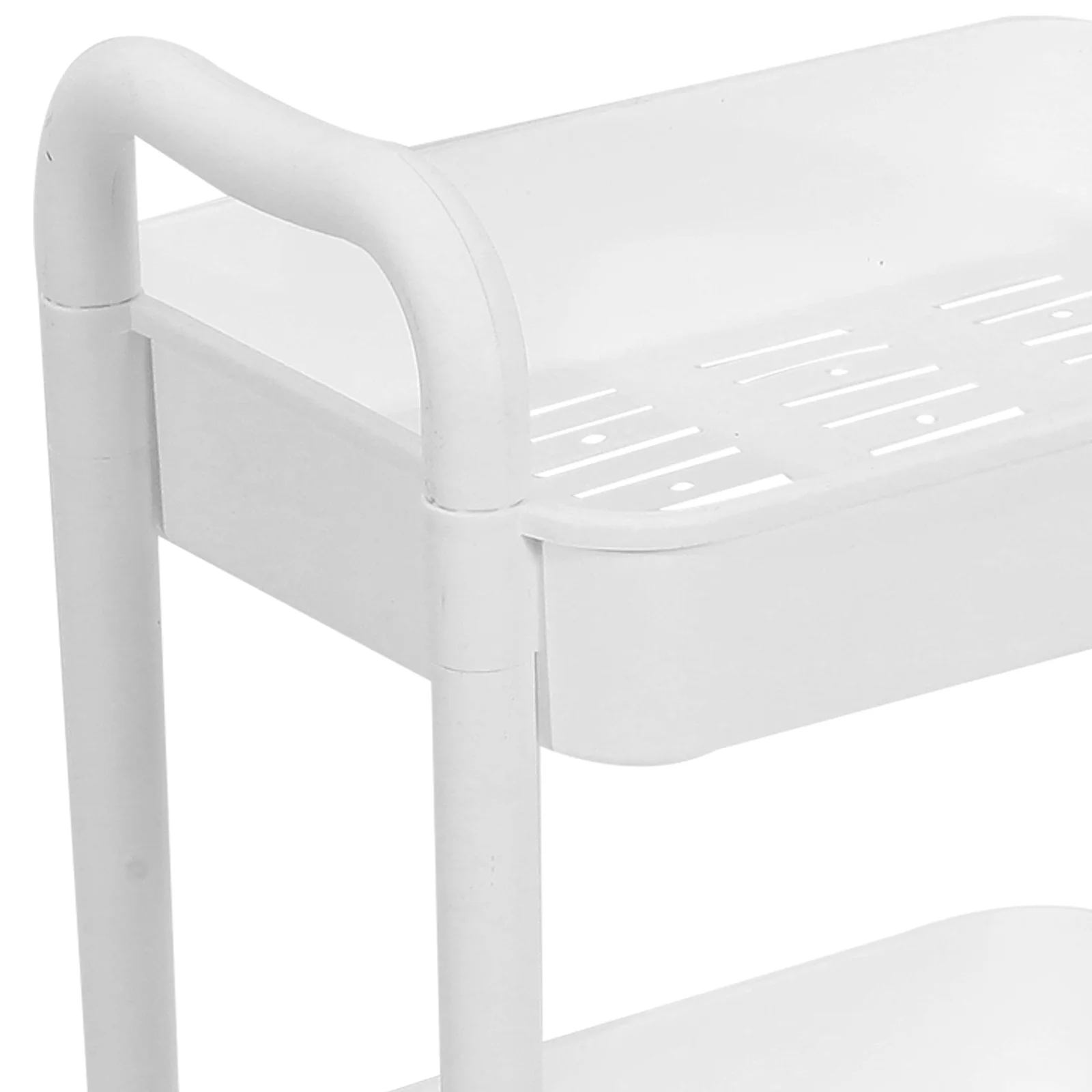 

Trolley Utility Cart Rolling Bathroom Book Carts with Wheels Movable Bookshelf Storage