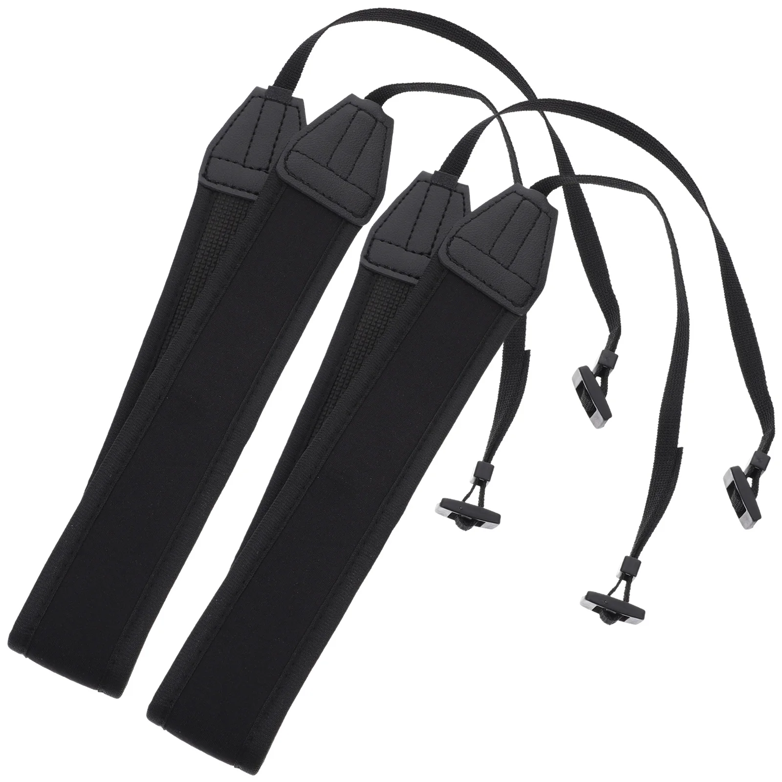 

2Pcs Camera Strap Neoprene Shoulder Crossbody Strap Durable Wear-Resistant Adjustable Length for Photographers Men Women