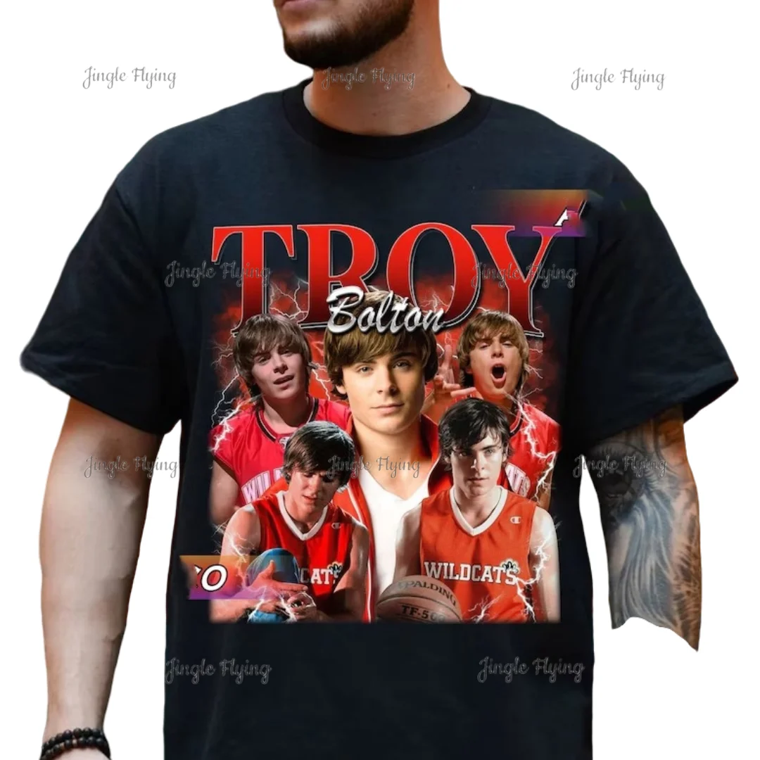 Vintage Troy Bolton T-Shirt Homage Tv Sweatshirt