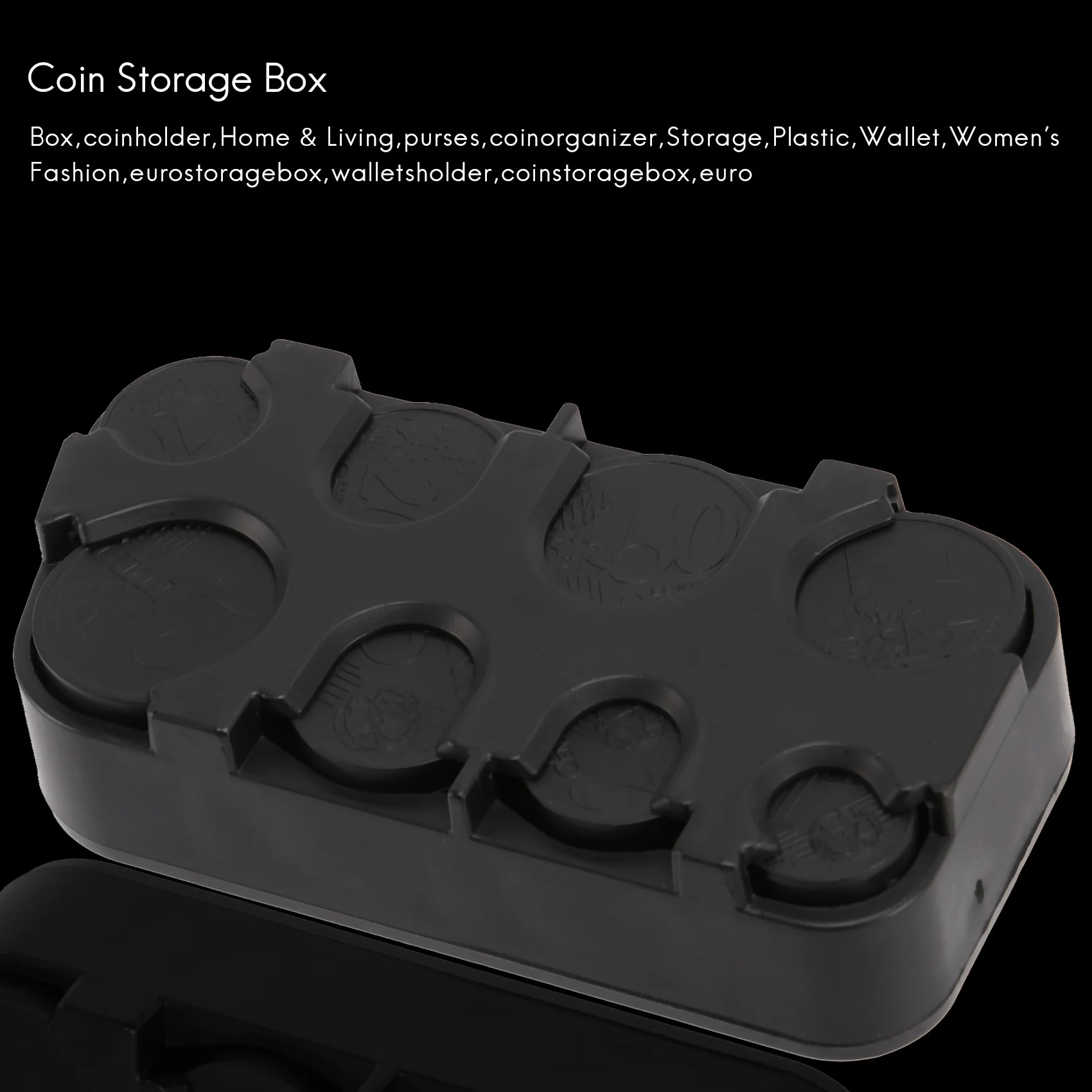 Euro Coin Dispenser Storage Coins Storage Box Dispenser