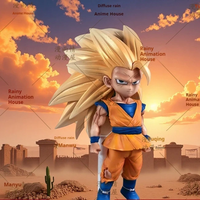 

Second-Dimensional Animation Surrounding Gifts Super Saiyan Troll Super Wukong Gk Hand-Made Model Desktop Ornaments Collection G